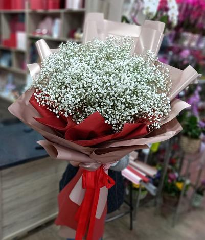 Букет цветов из: Гипсофила в Зирган